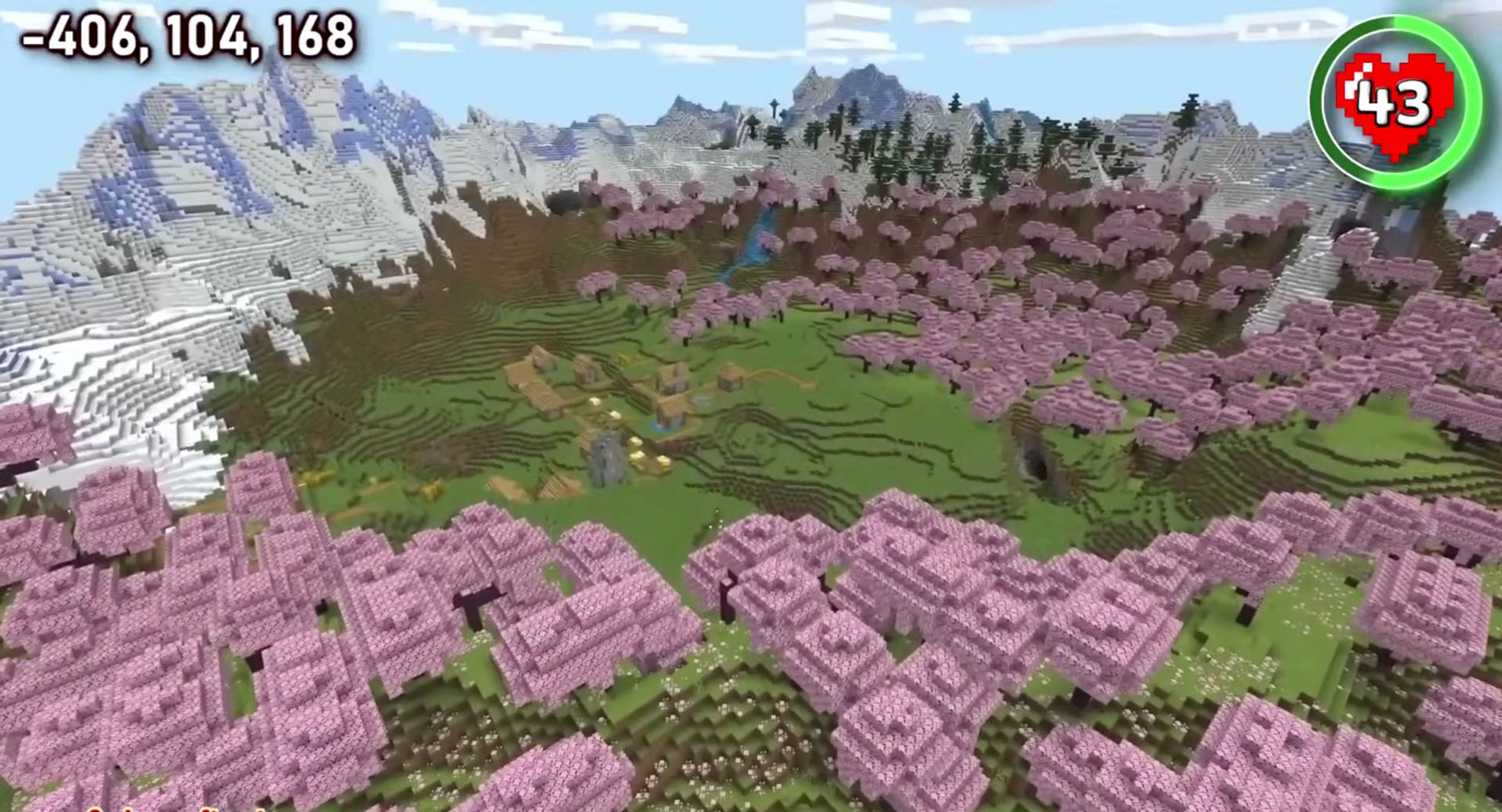 Minecraft seed 5491576795874615098 — скриншот 1