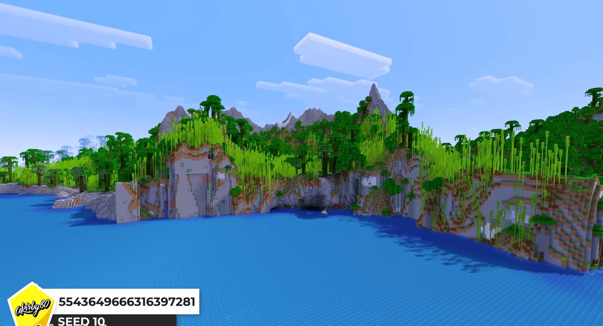 Minecraft seed 5543649666316397281 — скриншот 1