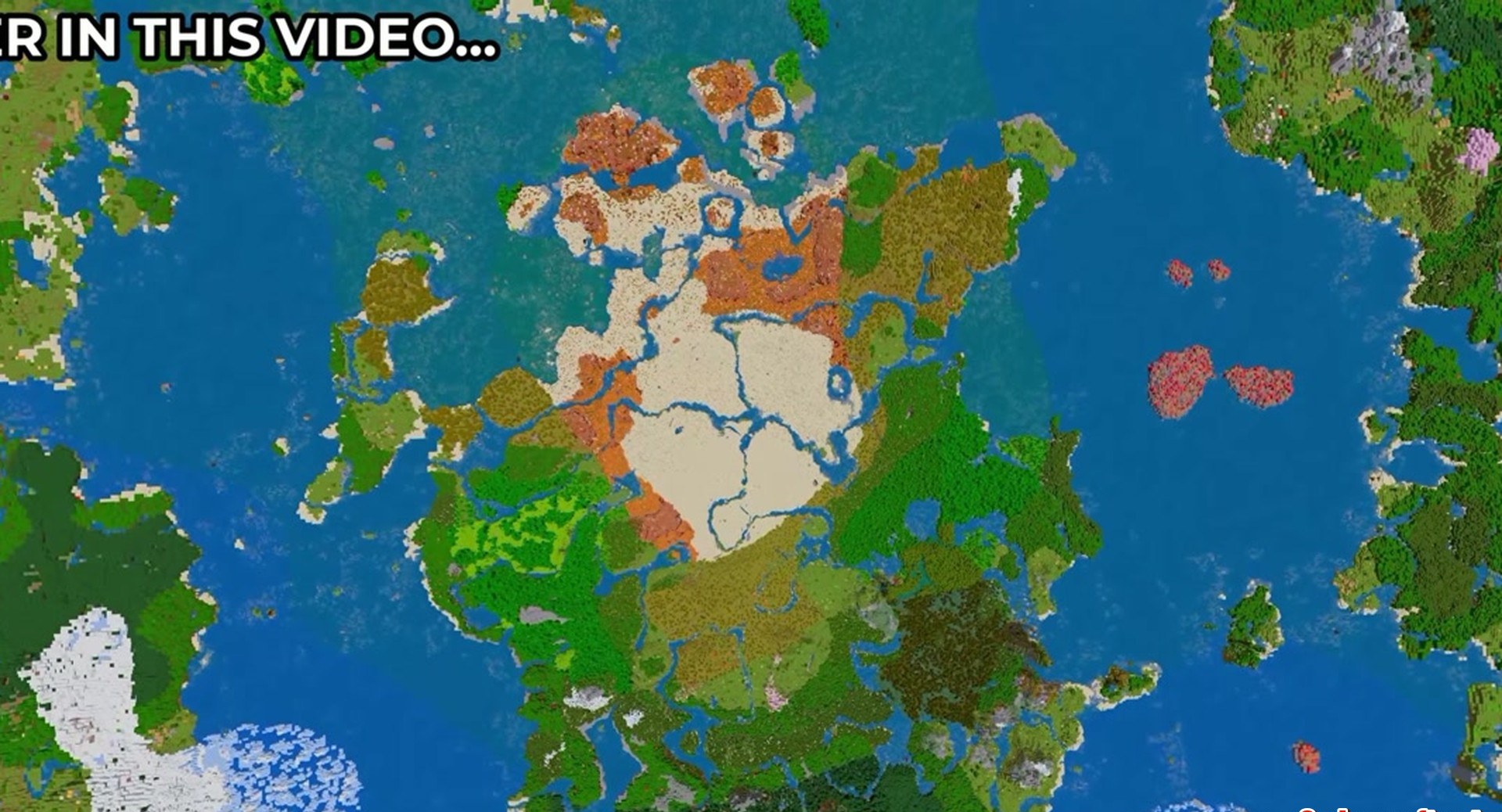 Minecraft seed 5684950104625593615 — скриншот 1