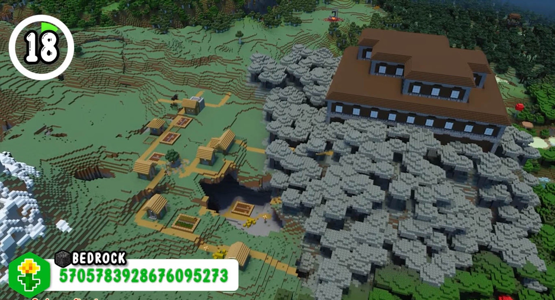 Minecraft seed 5705783928676095273 — скриншот 1