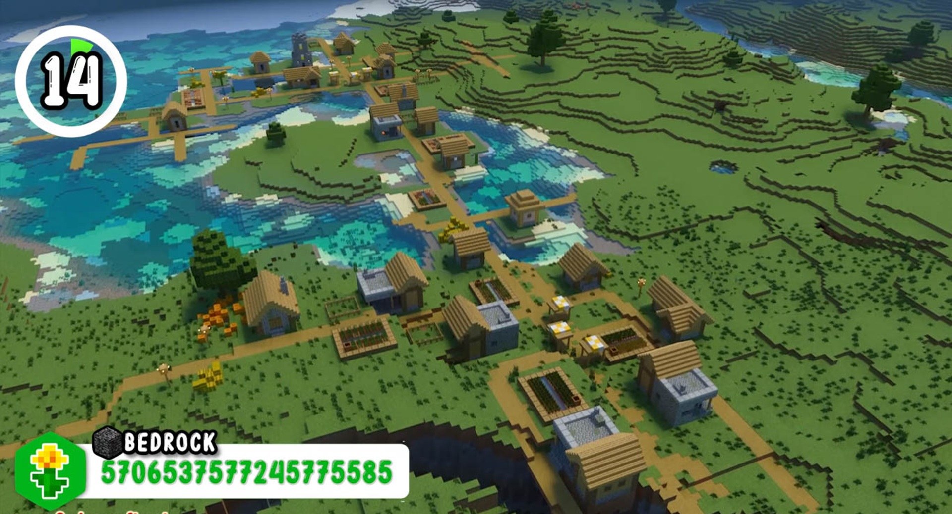Minecraft seed 5706537577245775585 — скриншот 1