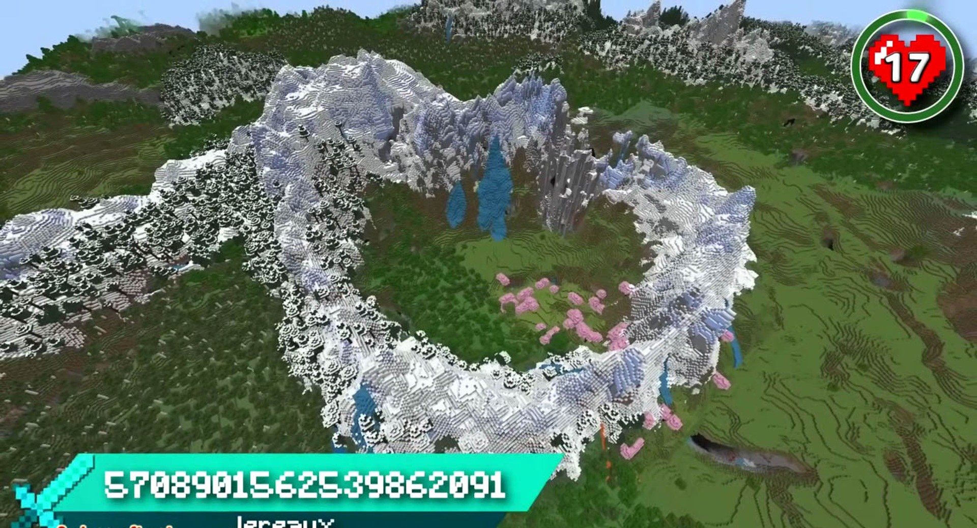 Minecraft seed 5708901562539862091 — скриншот 1
