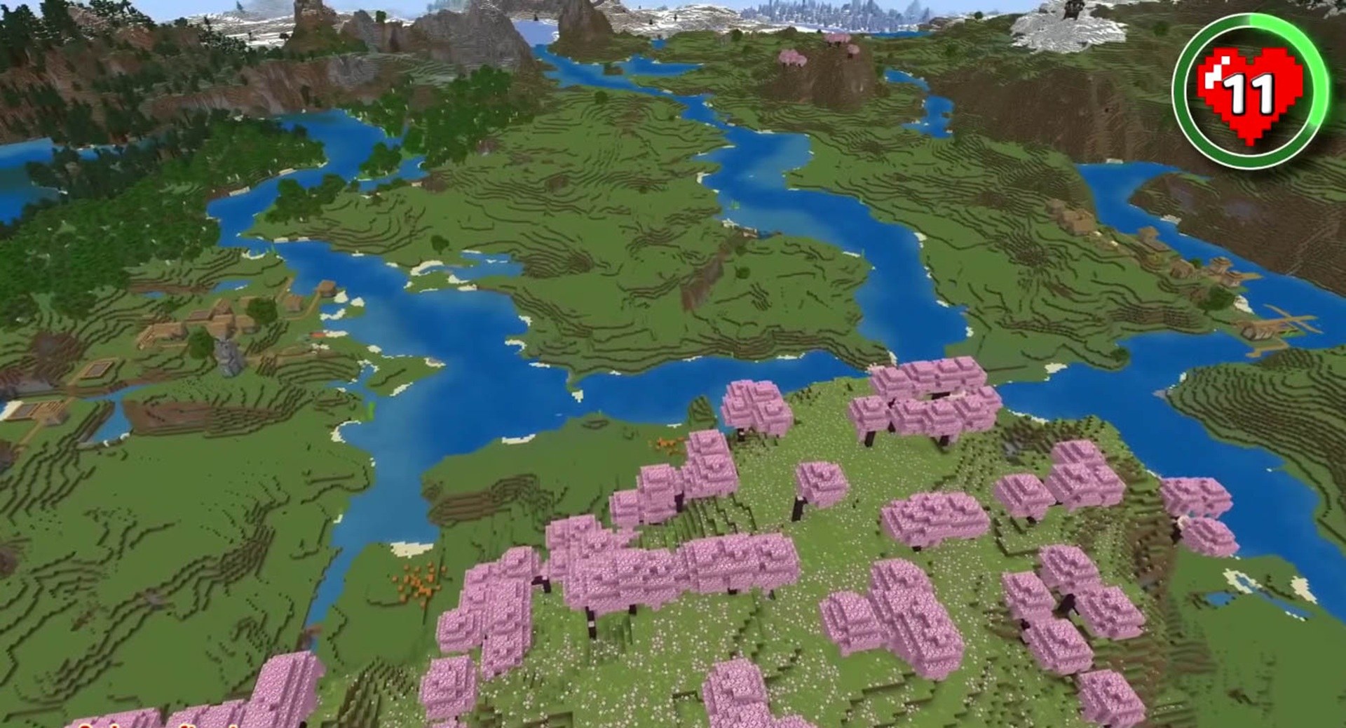 Minecraft seed 5708901563034880020 — скриншот 1