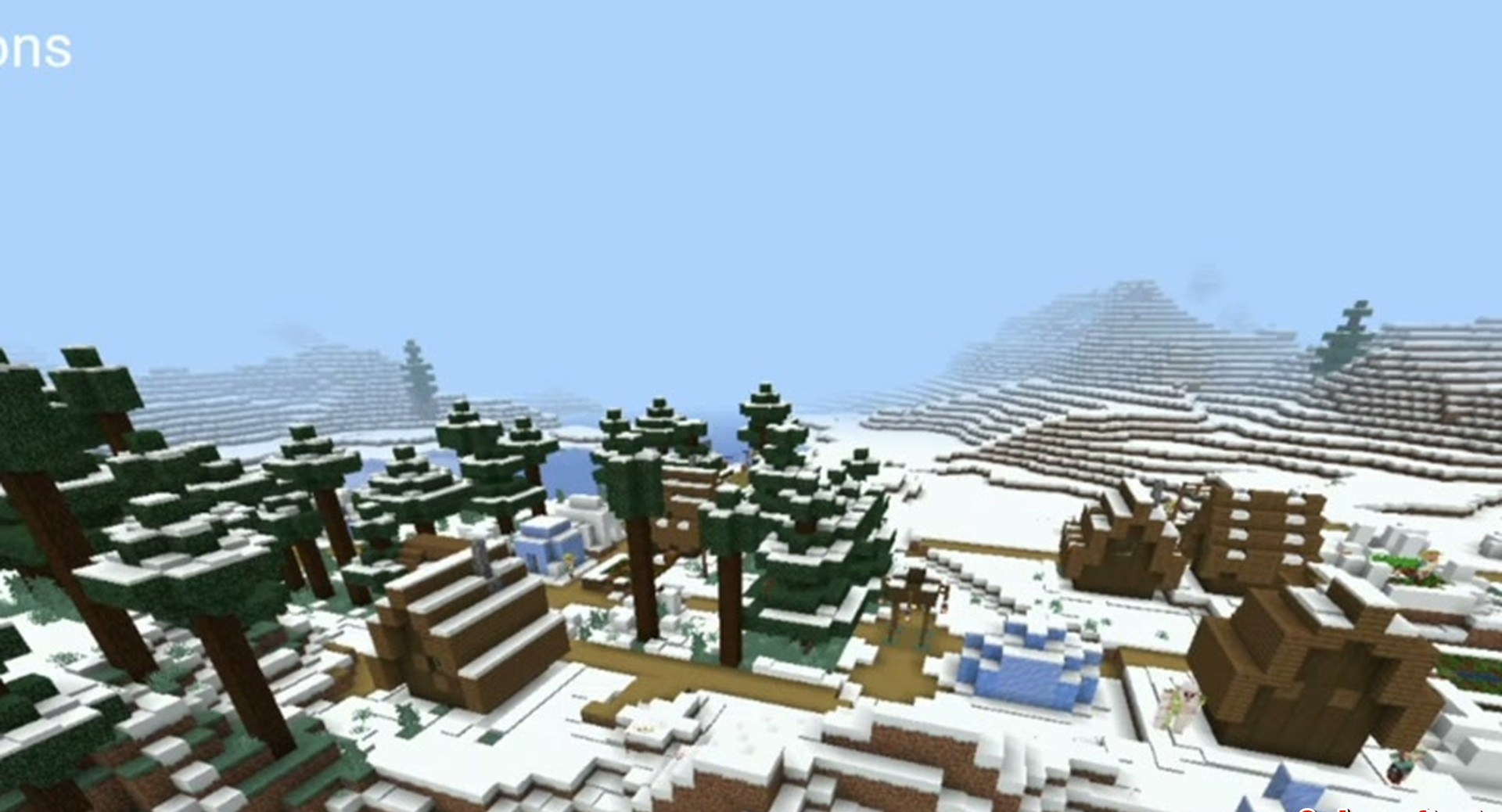 Minecraft seed 6039025350940503651 — скриншот 1