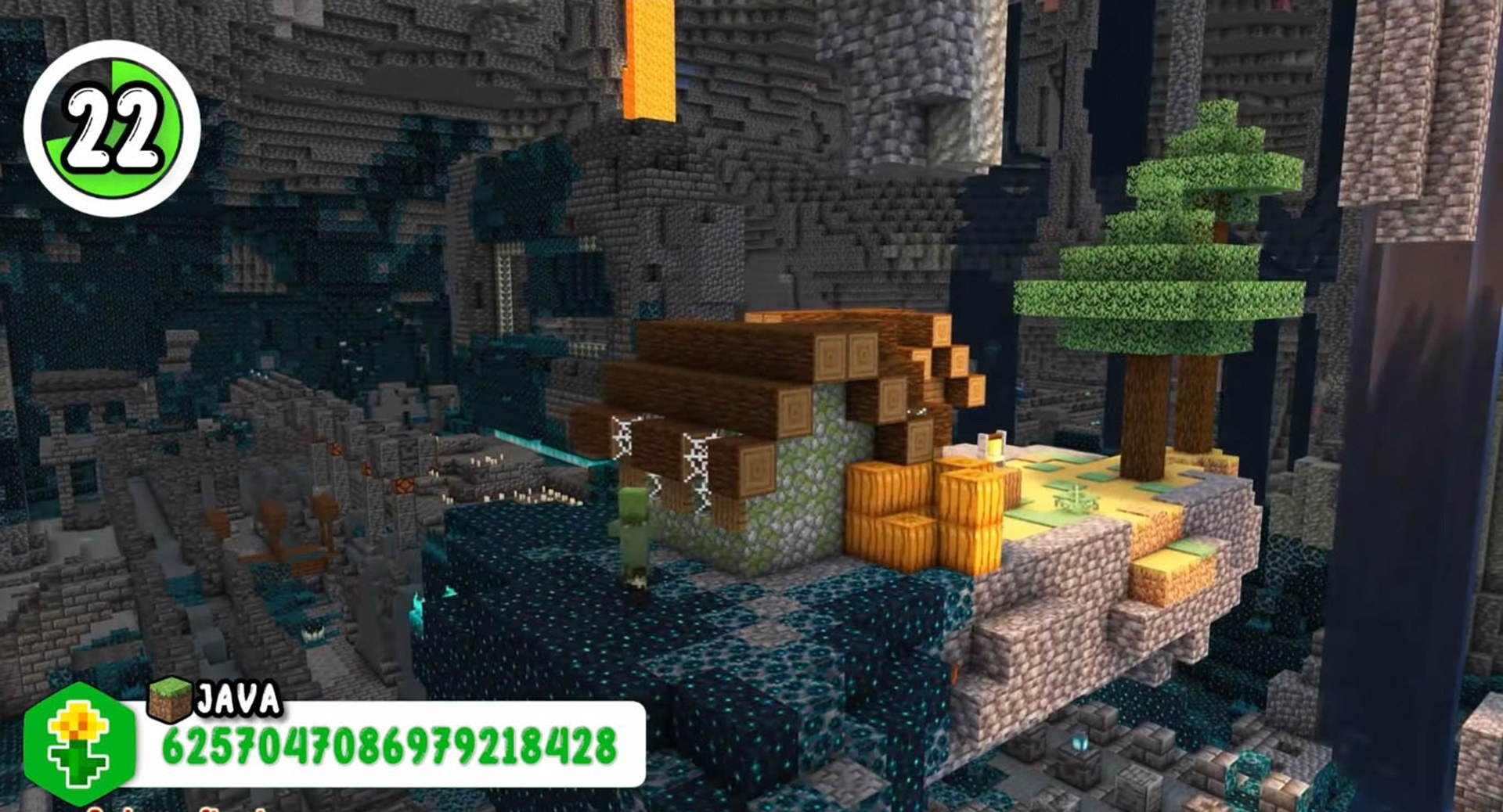 Minecraft seed 6257047086979218428 — скриншот 1