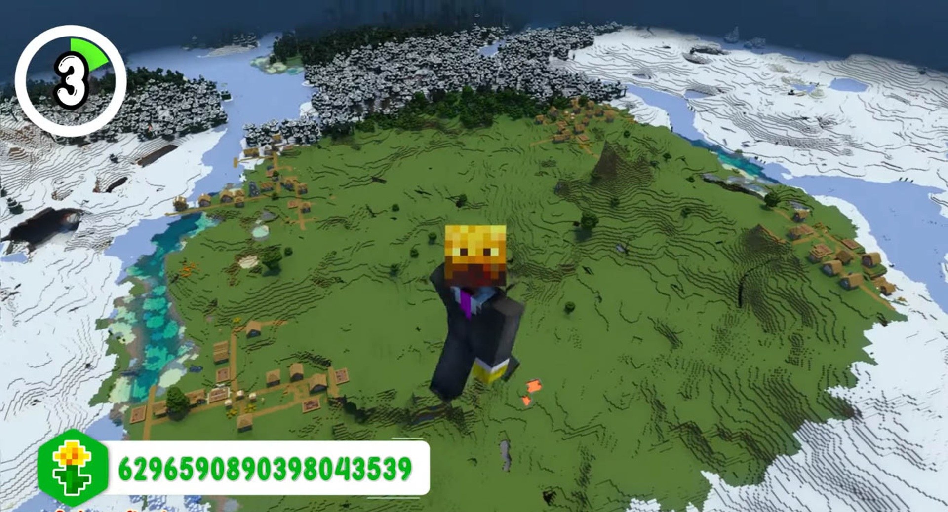 Minecraft seed 6296590890398043539 — скриншот 1