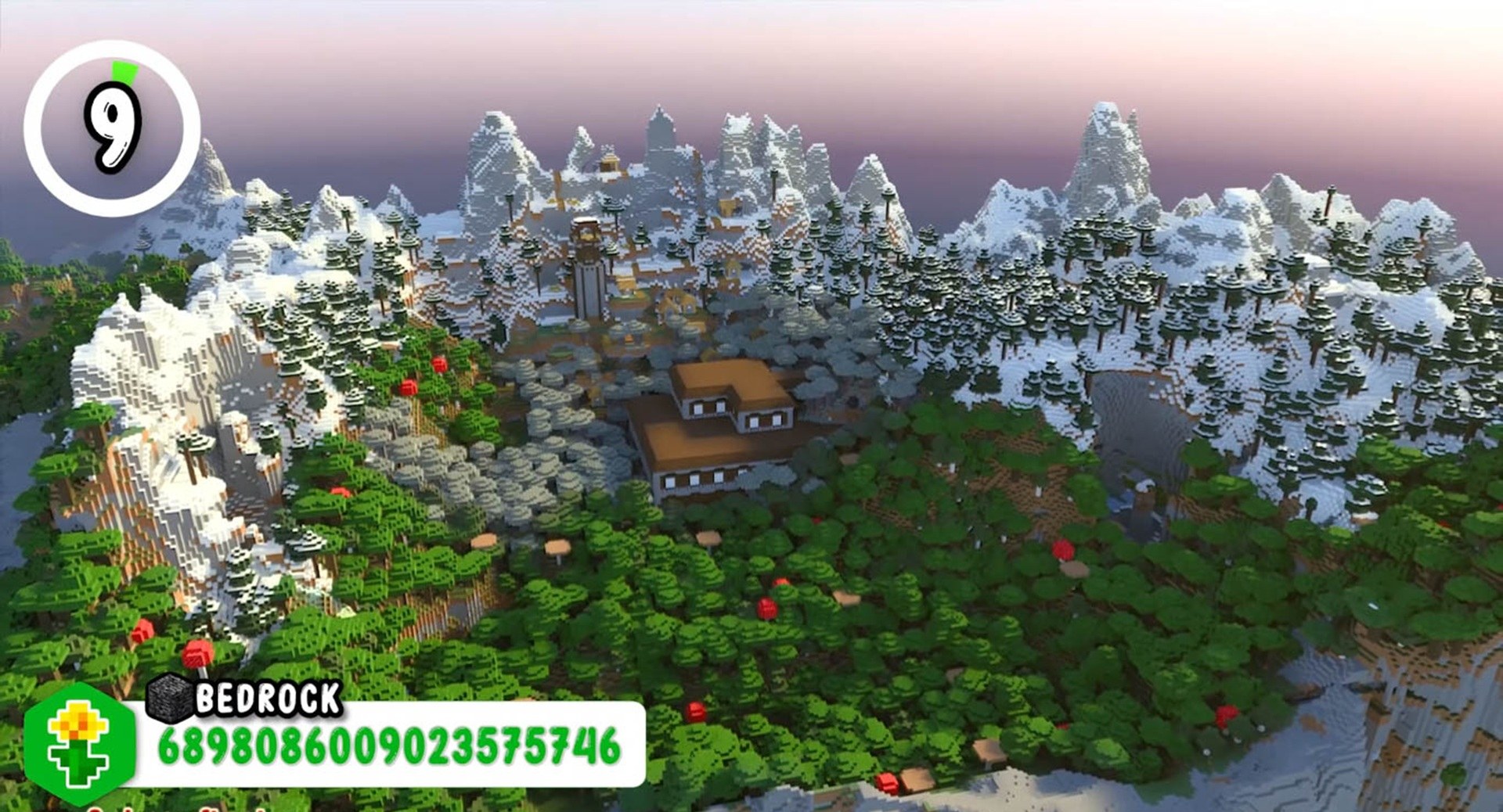 Minecraft seed 6898086009023575746 — скриншот 1