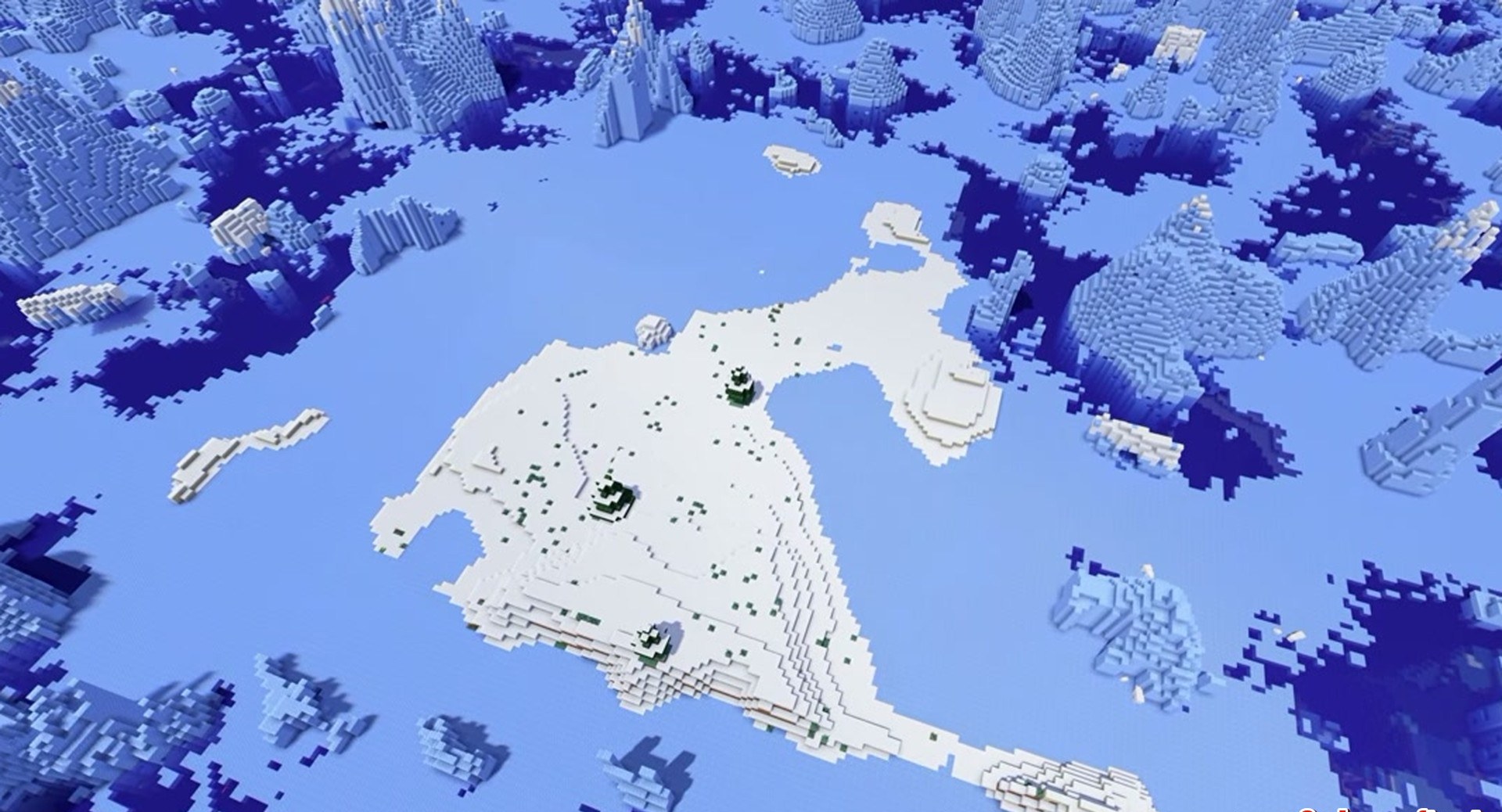 Minecraft seed 6907958878433244199 — скриншот 1