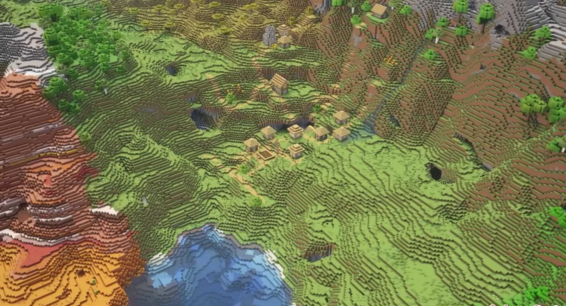 Minecraft seed 6942694273415860939 — скриншот 1