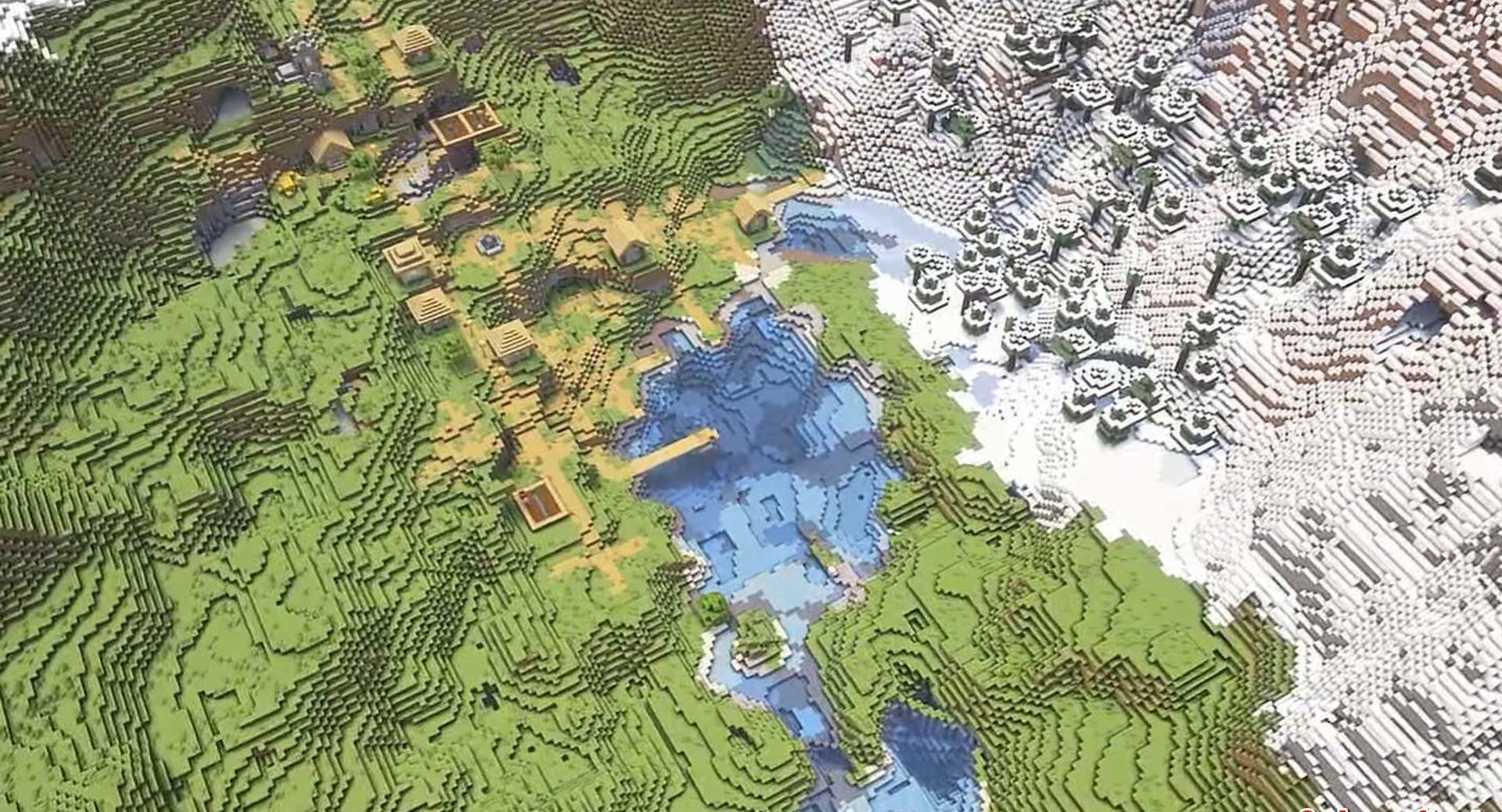 Minecraft seed 6942694296371729116 — скриншот 1