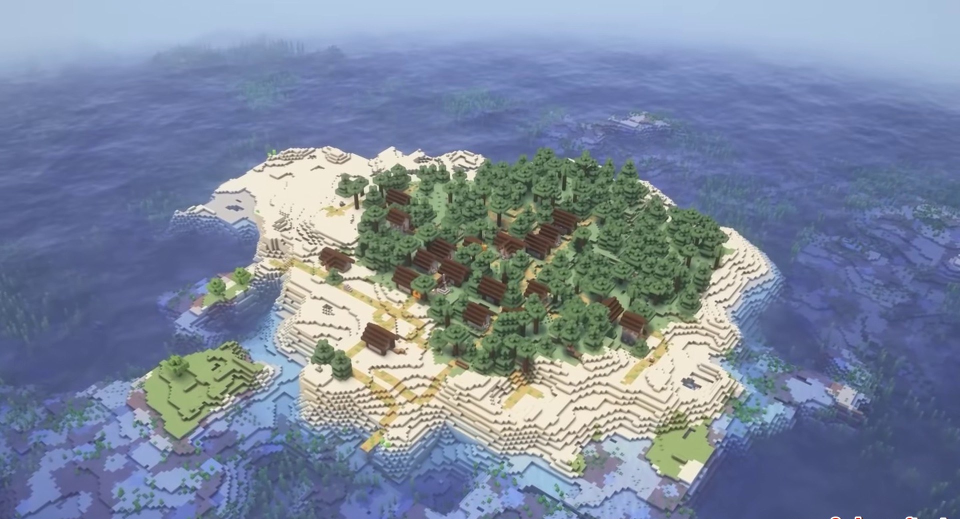 Minecraft seed 6942694796323619737 — скриншот 1