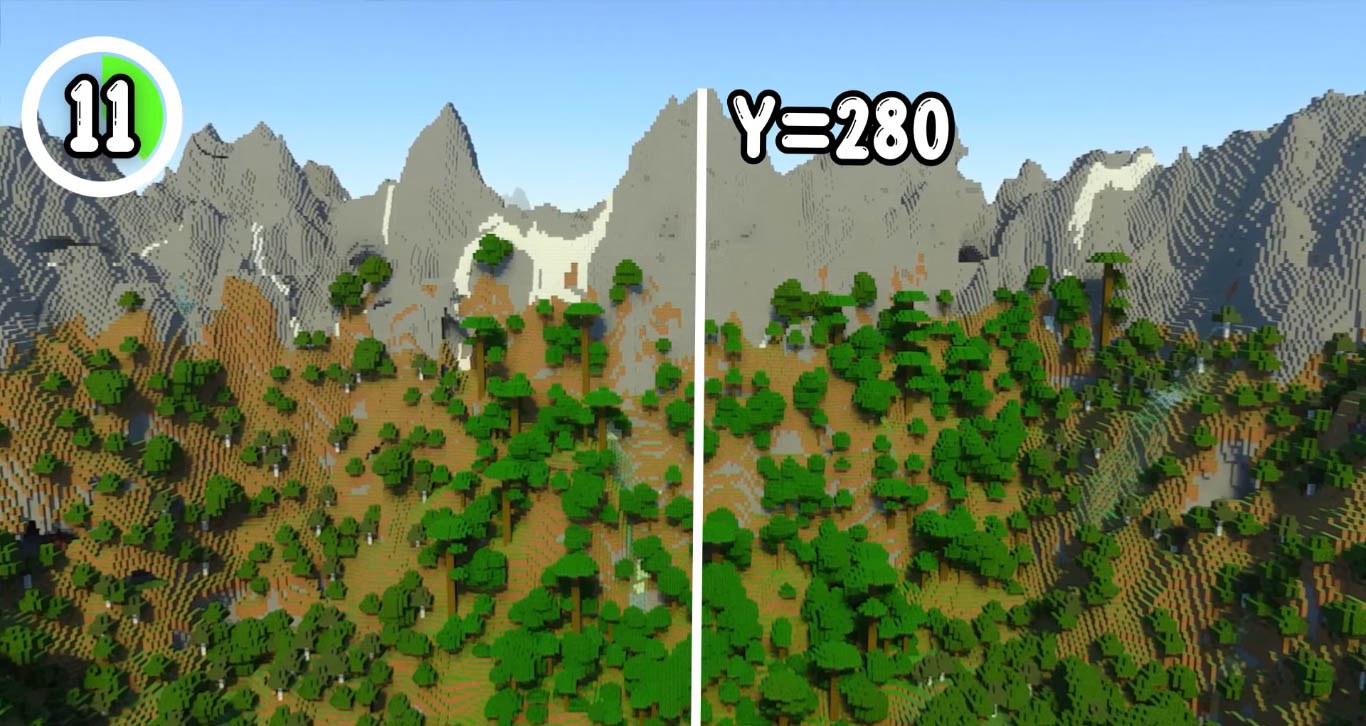 Minecraft seed 69427194527559476 — скриншот 1