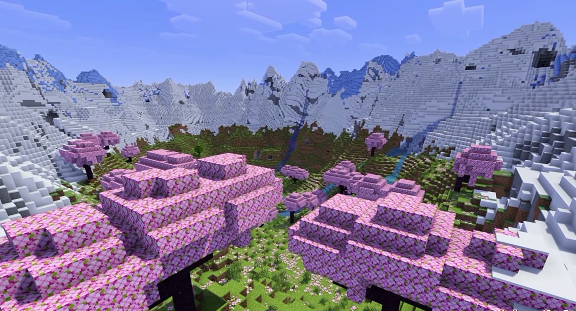 Minecraft seed 7056296191159444483 — скриншот 1