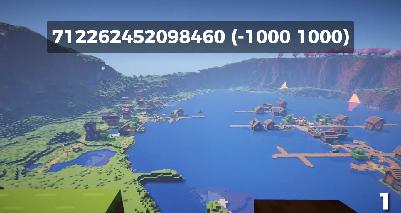 Minecraft seed 712262452098460 — скриншот 1