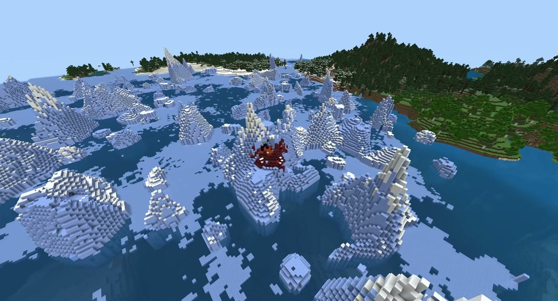 Minecraft seed 737925799193776025 — скриншот 1