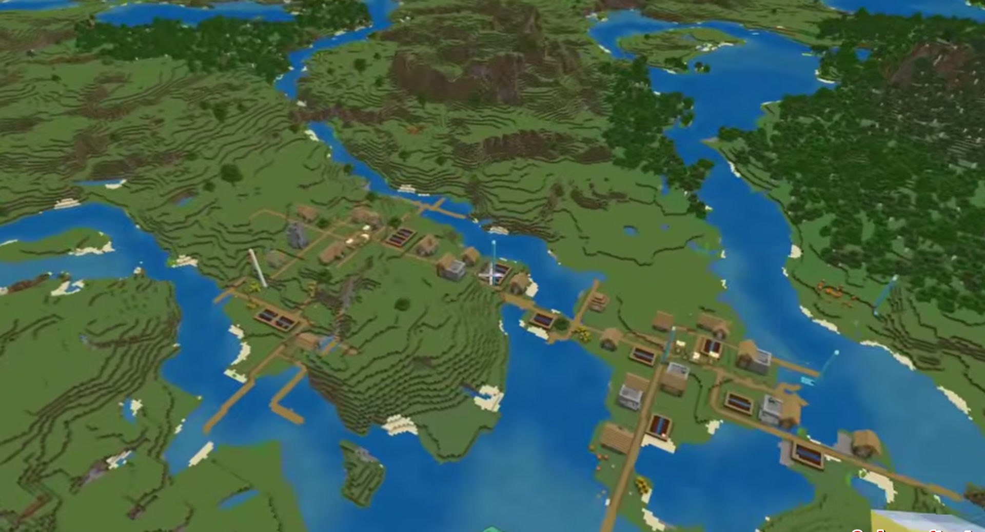 Minecraft seed 7380594968846866145 — скриншот 1