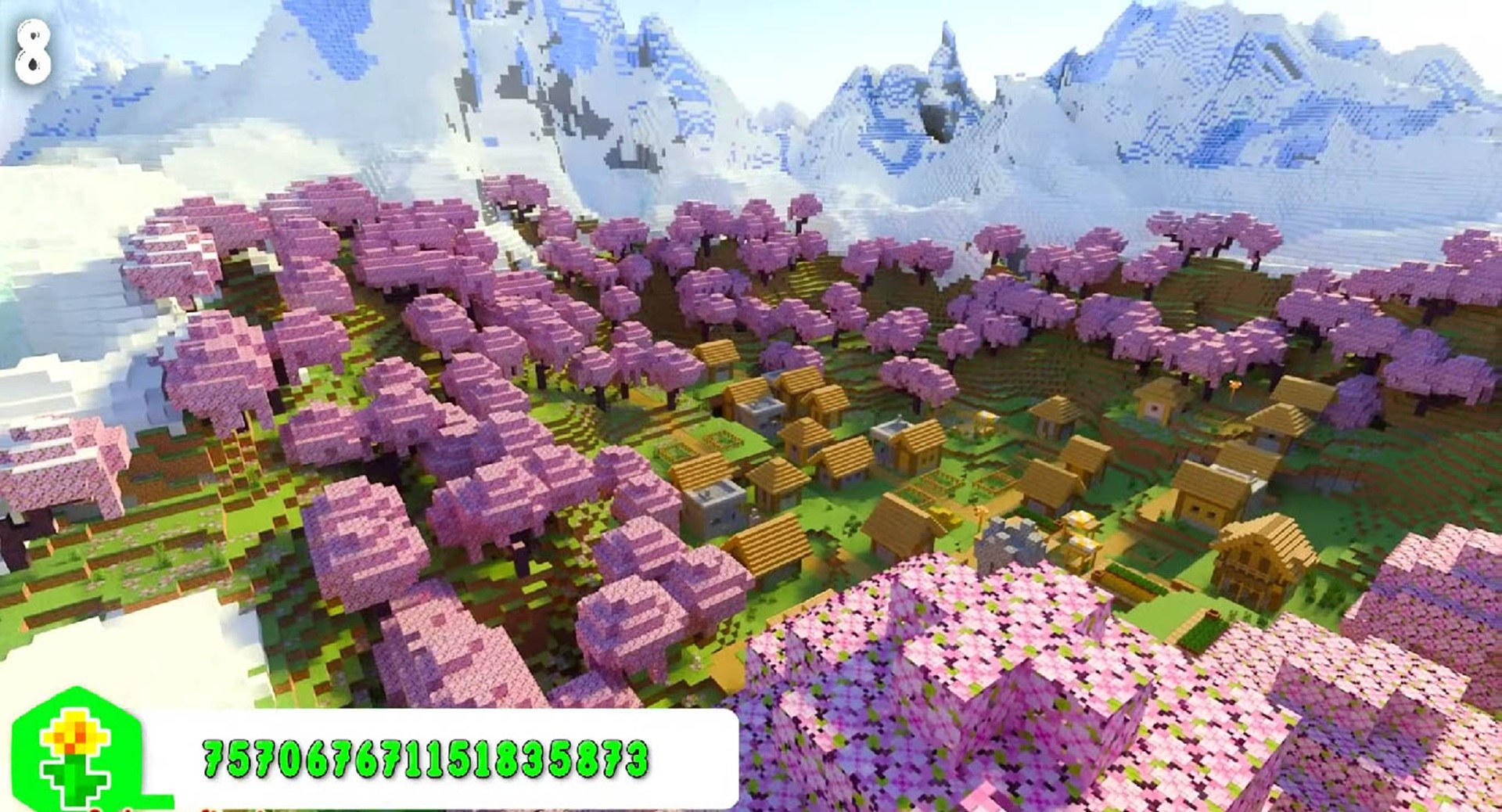 Minecraft seed 757067671151835873 — скриншот 1