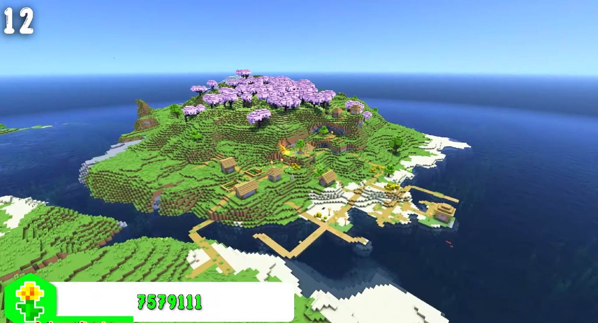 Minecraft seed 7579111 — скриншот 1