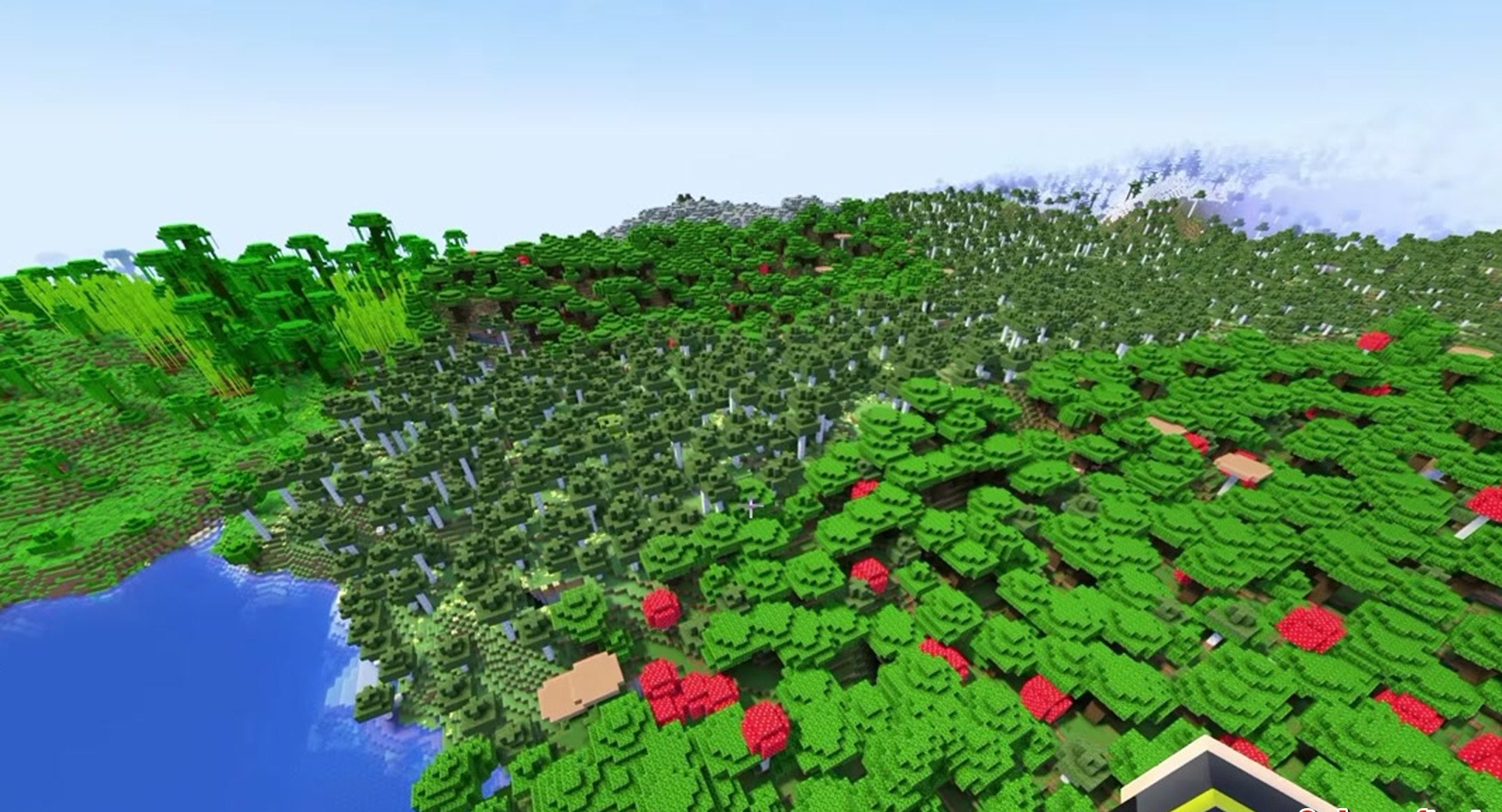 Minecraft seed 7899595221677749176 — скриншот 1