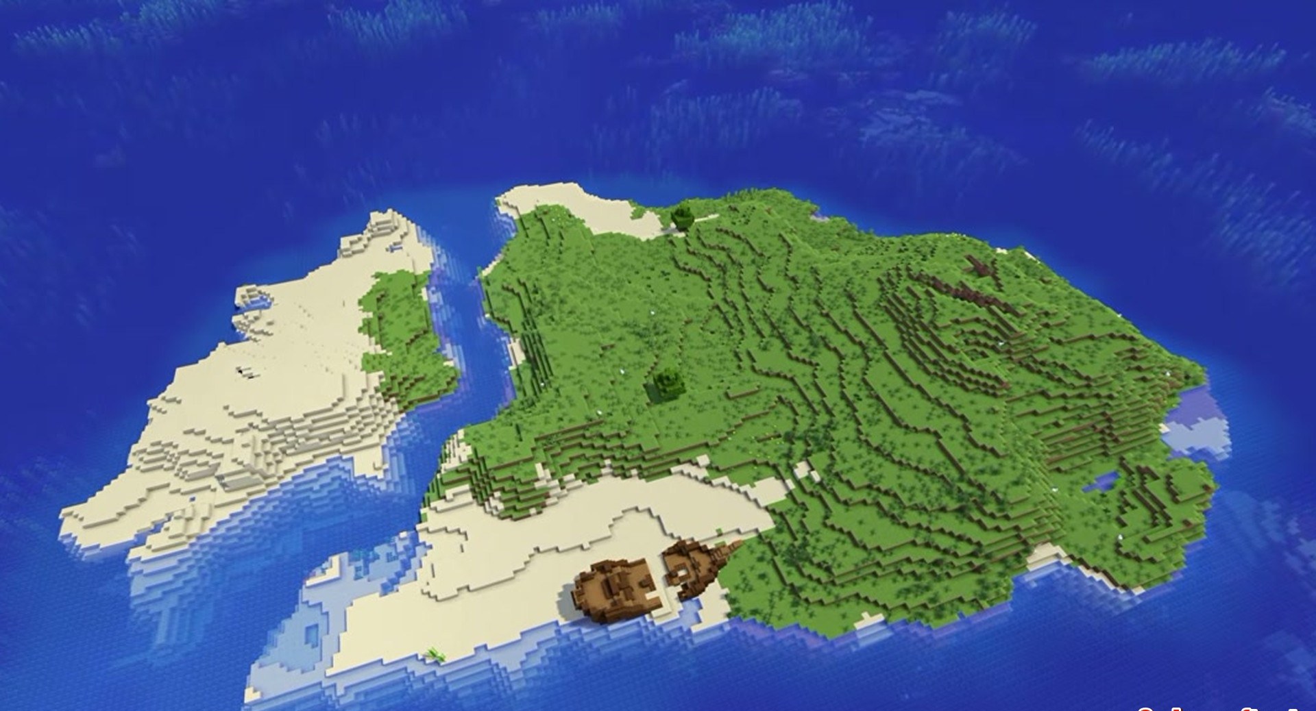 Minecraft seed 808113045975942 — скриншот 1