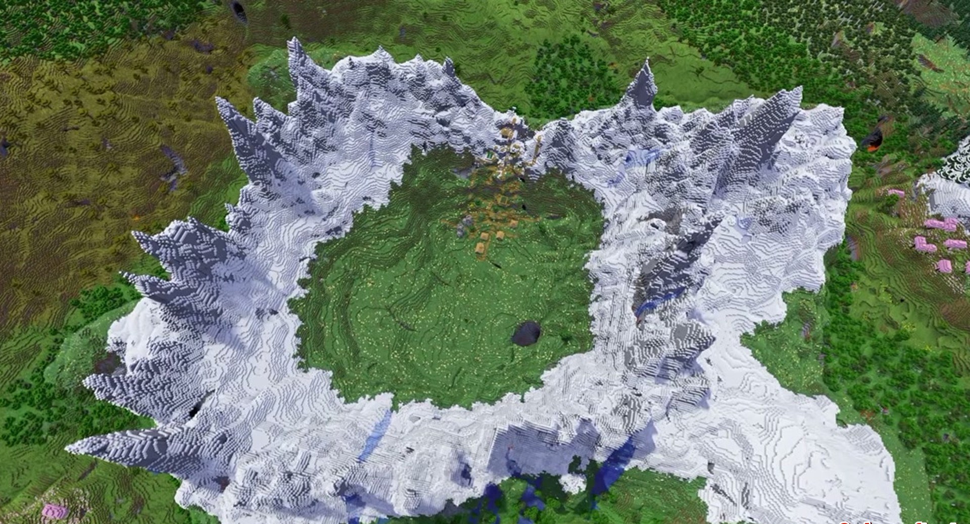 Minecraft seed 8335102848 — скриншот 1