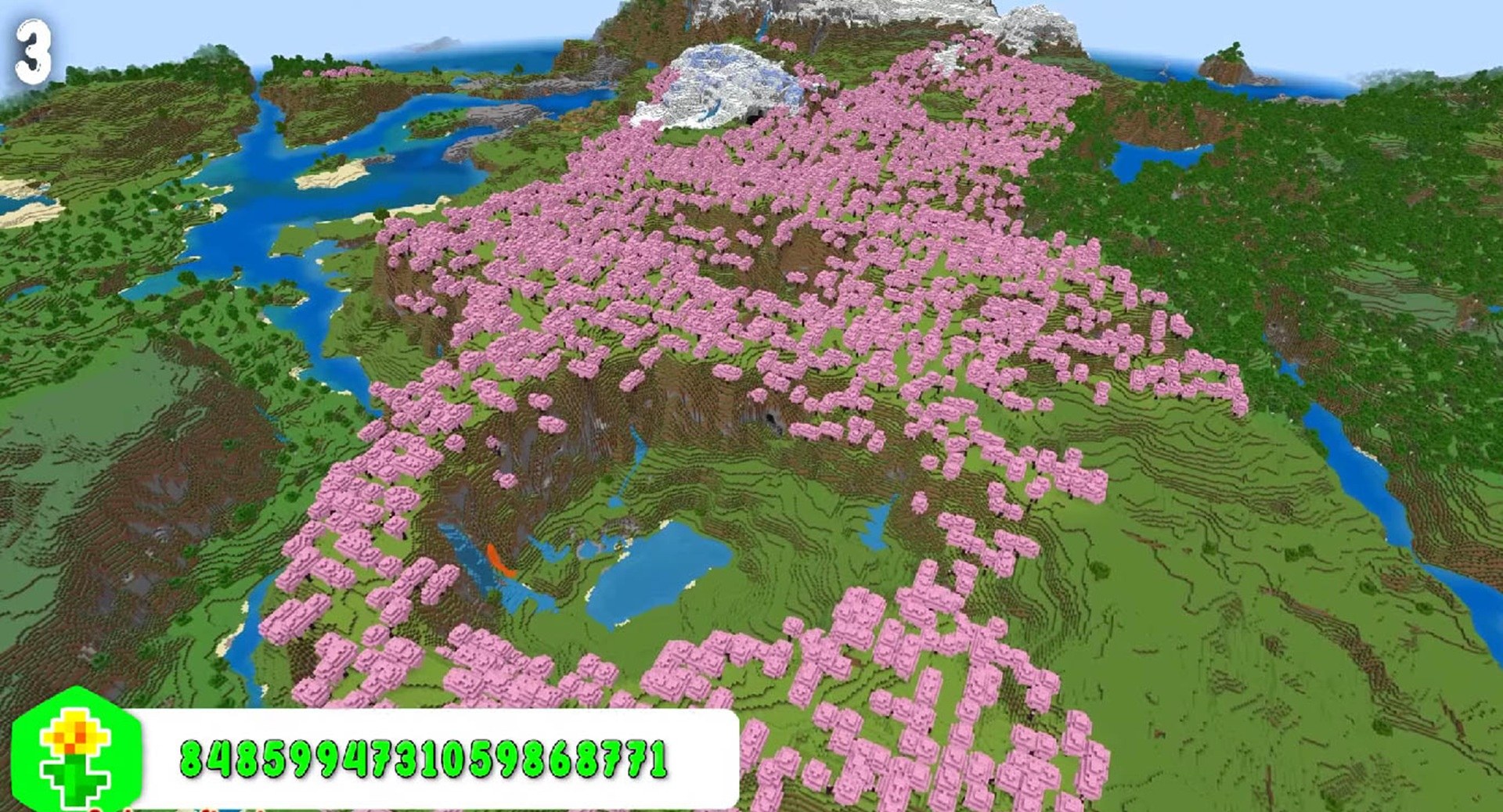 Minecraft seed 8485994731059868771 — скриншот 1
