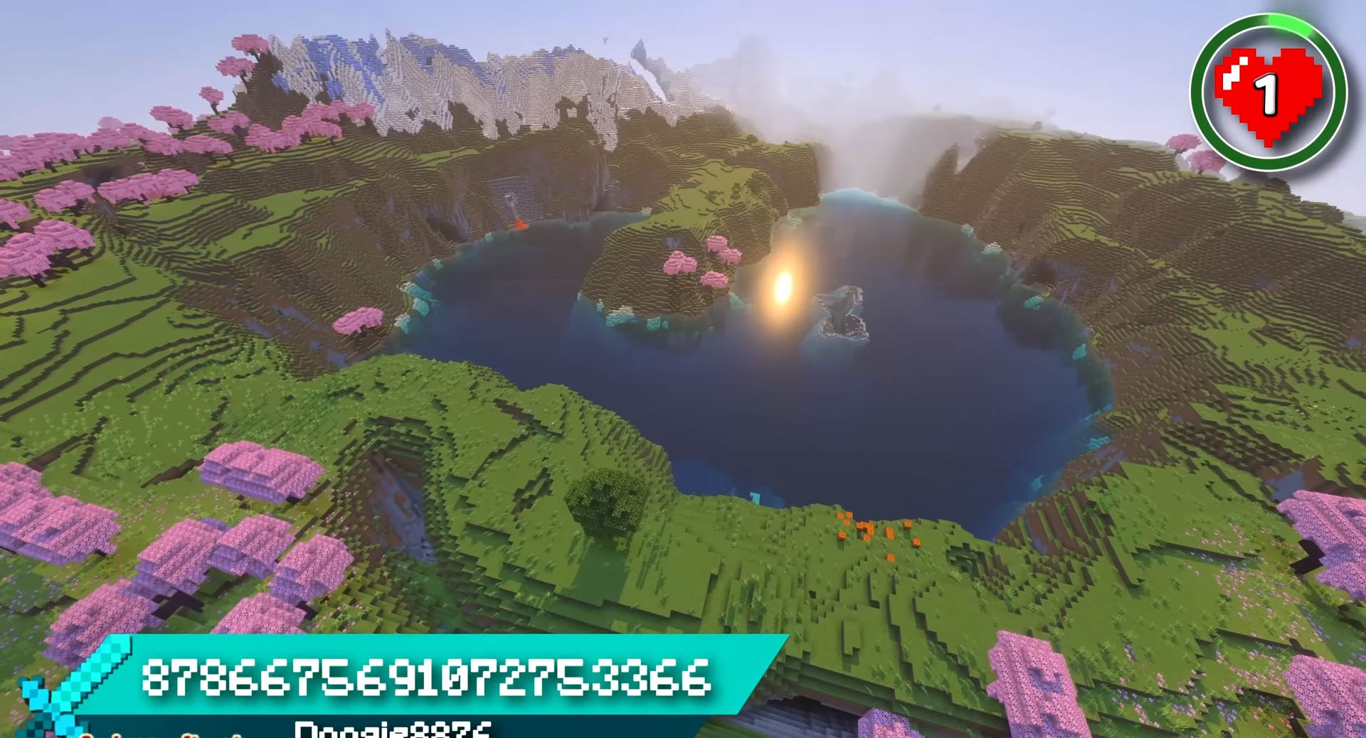 Minecraft seed 8786675691072753366 — скриншот 1