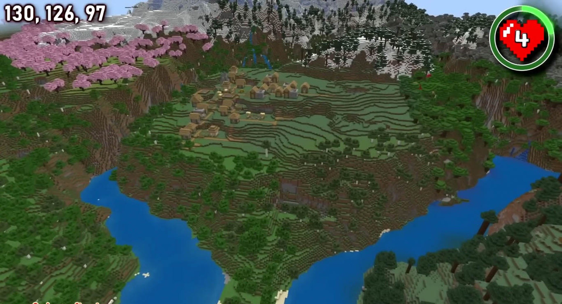 Minecraft seed 8827588103992507105 — скриншот 1