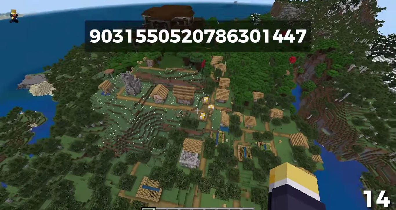 Minecraft seed 9031550520786301447 — скриншот 1
