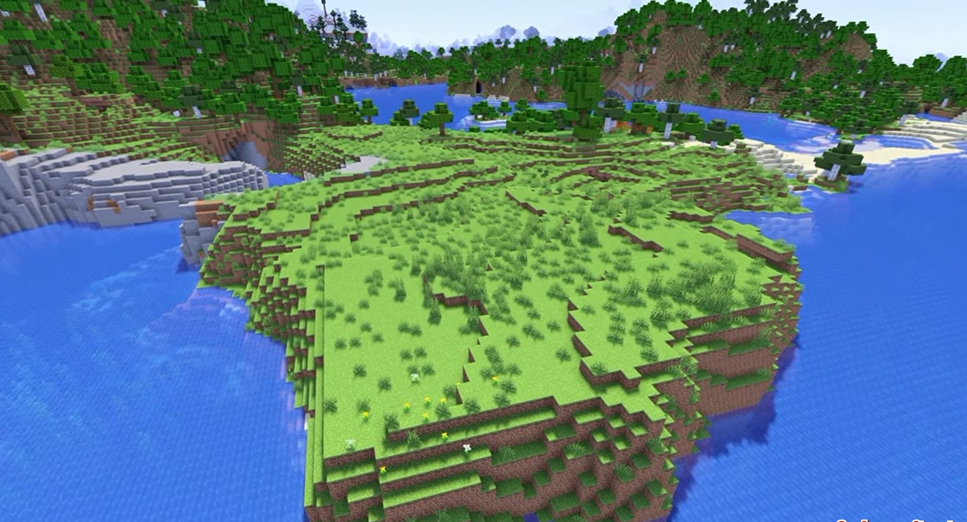 Minecraft seed 912541947072877550 — скриншот 1