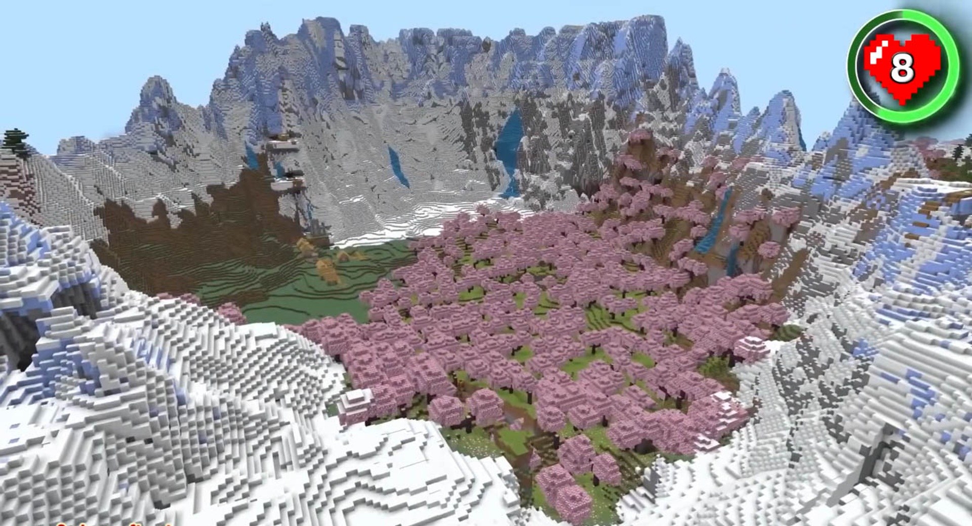 Minecraft seed 923372438967185305 — скриншот 1
