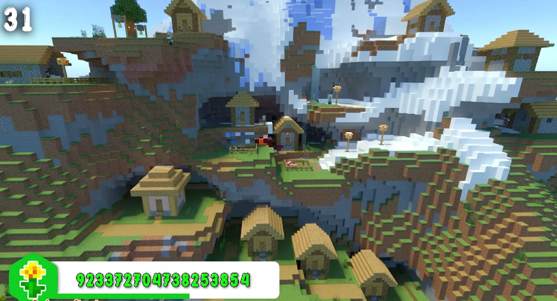 Minecraft seed 923372704738253854 — скриншот 1