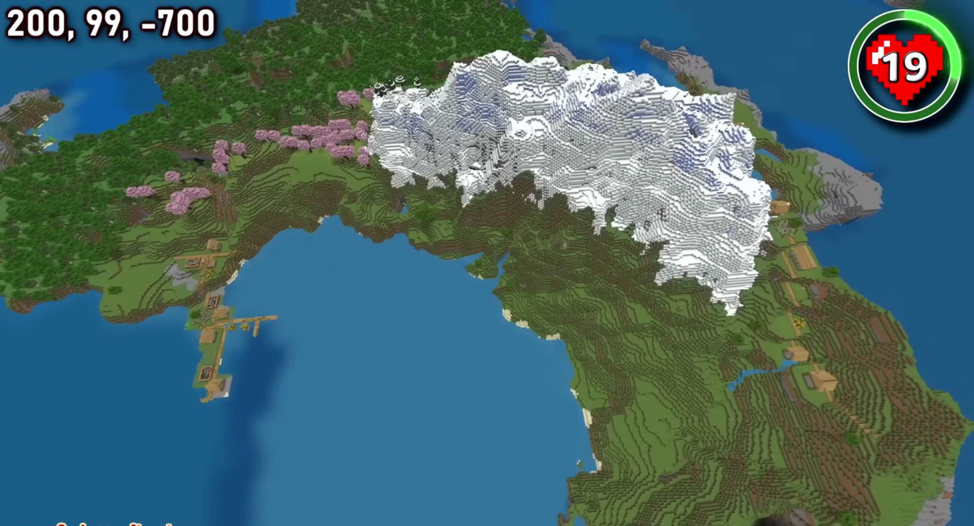 Minecraft seed 923372704738253854 — скриншот 1