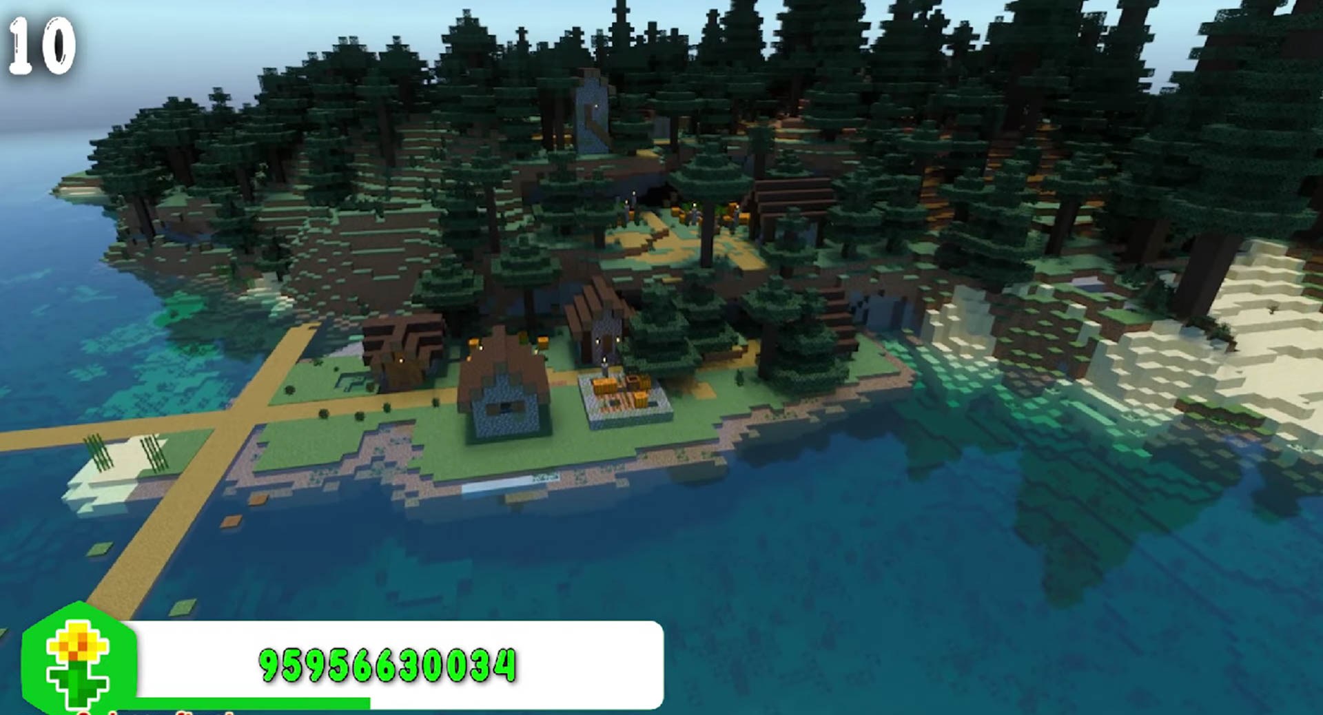 Minecraft seed 95956630034 — скриншот 1
