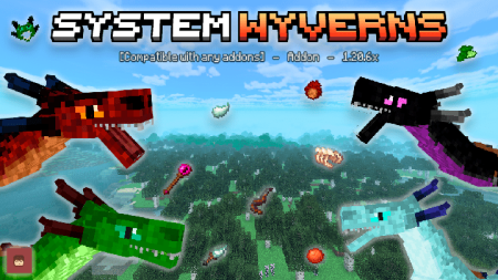 Мод System Wyverns 1.21.130 (новые враждебные существа)