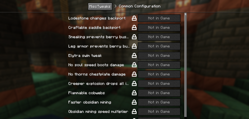 Мод Misc Tweaks 26.3/1.21.11 (Качественные улучшения геймплея) | 20-09-2026, 08:51 - Моды для Minecraft / Инструменты / 1.20.1 / 1.21 / 1.21.1 / 1.21.4 / 1.21.5 / 1.21.8 / 1.21.10 / 1.21.11 / 26.1 / 26.1.1 / 26.1.2 / 26.2 / 26.3