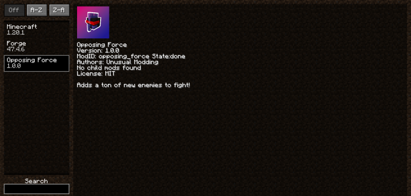 Мод Opposing Force 1.21.1/1.20.1 (Враги и прогрессия) | 11-09-2026, 22:22 - Моды для Minecraft / Мобы / RPG / Миры и биомы / 1.20.1 / 1.21.1