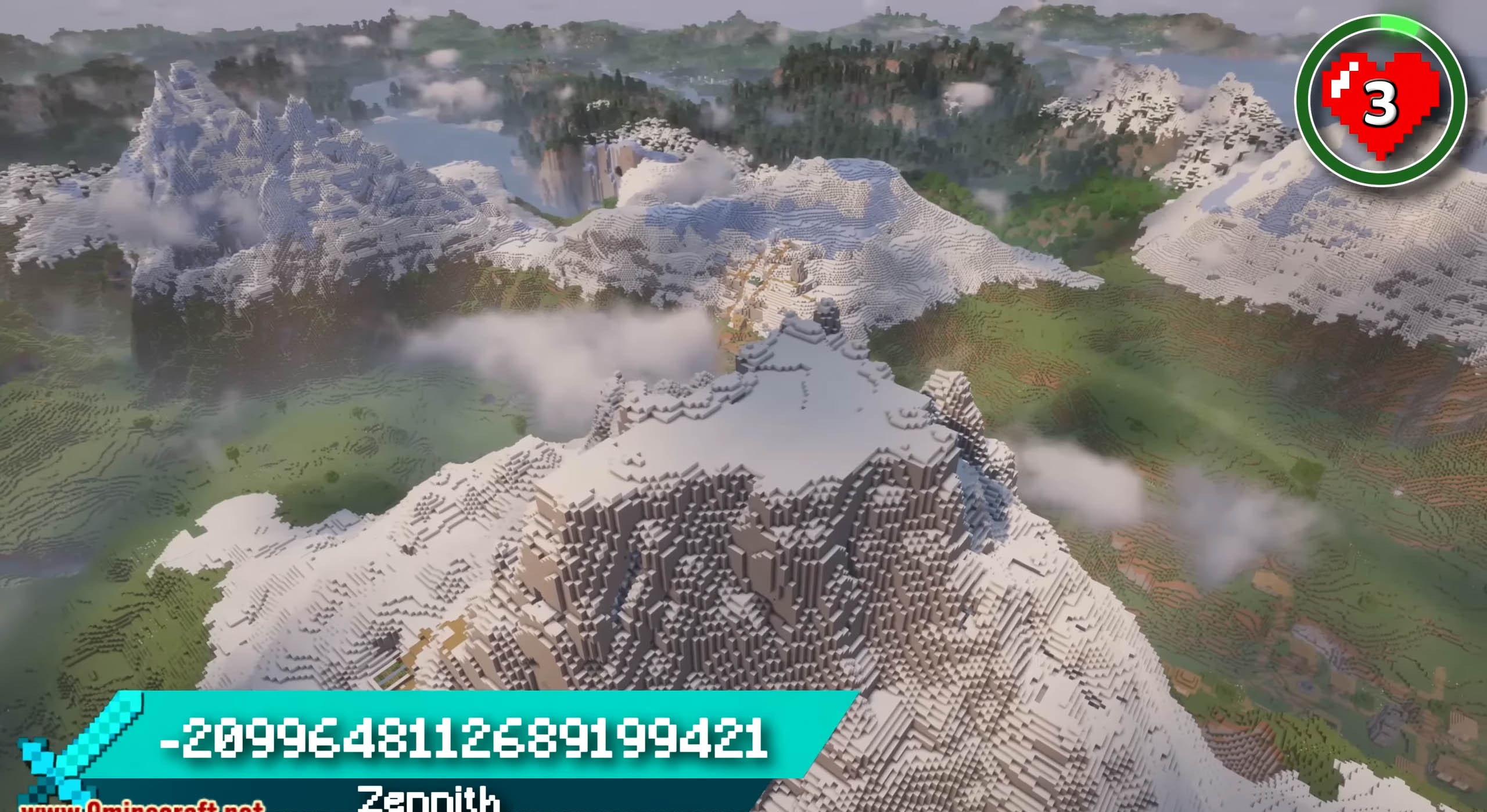 Minecraft seed -2099648112689199421 — скриншот 1