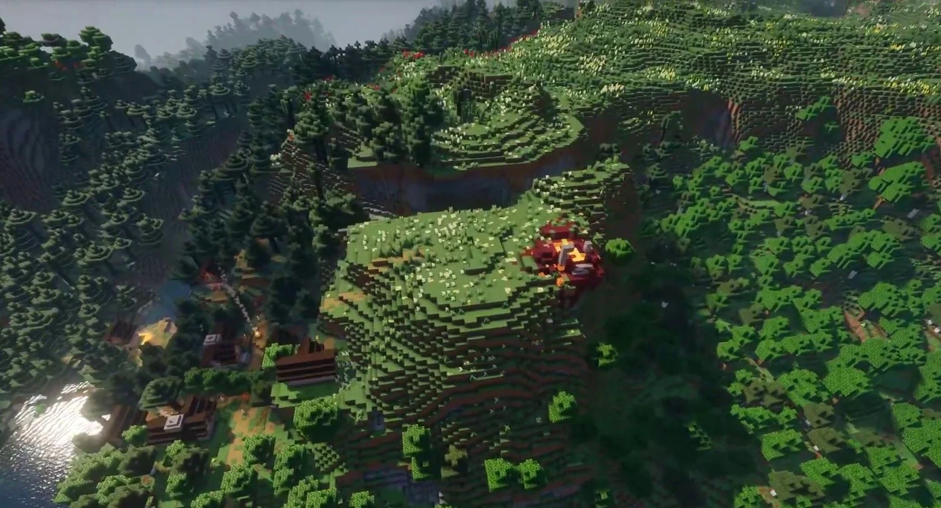 Minecraft seed -2138068294534347312 — скриншот 1