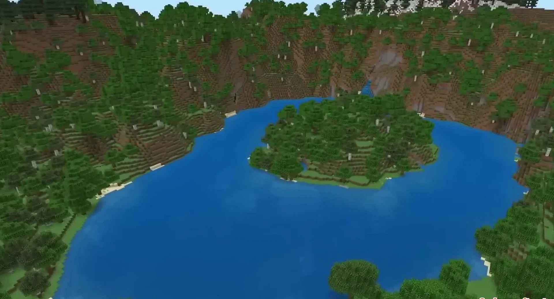 Minecraft seed -3239097249431443130 — скриншот 1