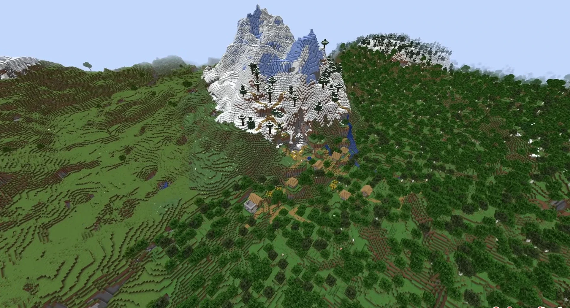 Minecraft seed -3644571153734489628 — скриншот 1