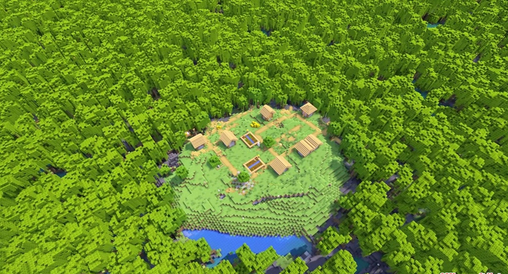 Minecraft seed -4449274956864615038 — скриншот 1