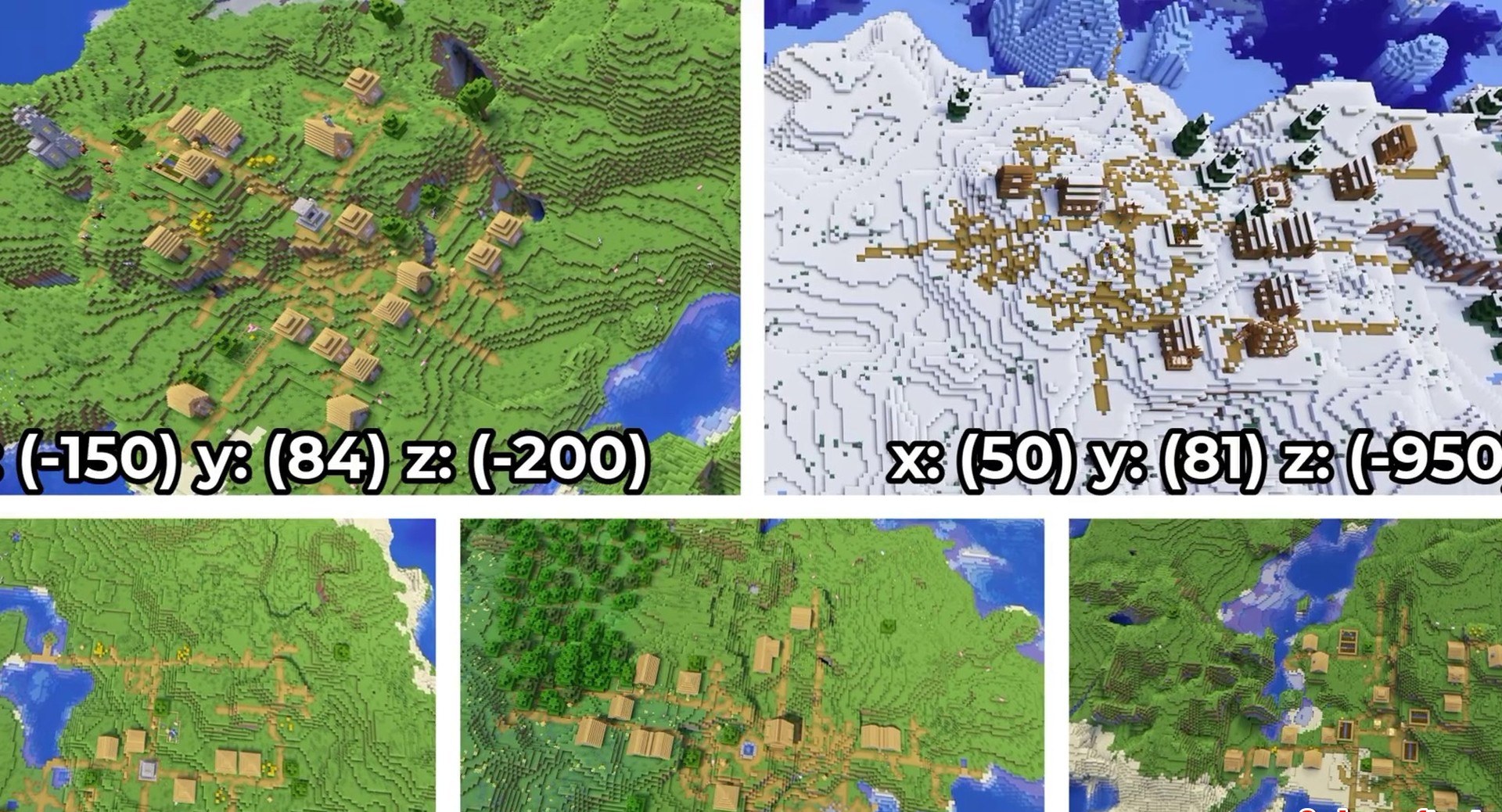 Minecraft seed -6238048433861558209 — скриншот 1