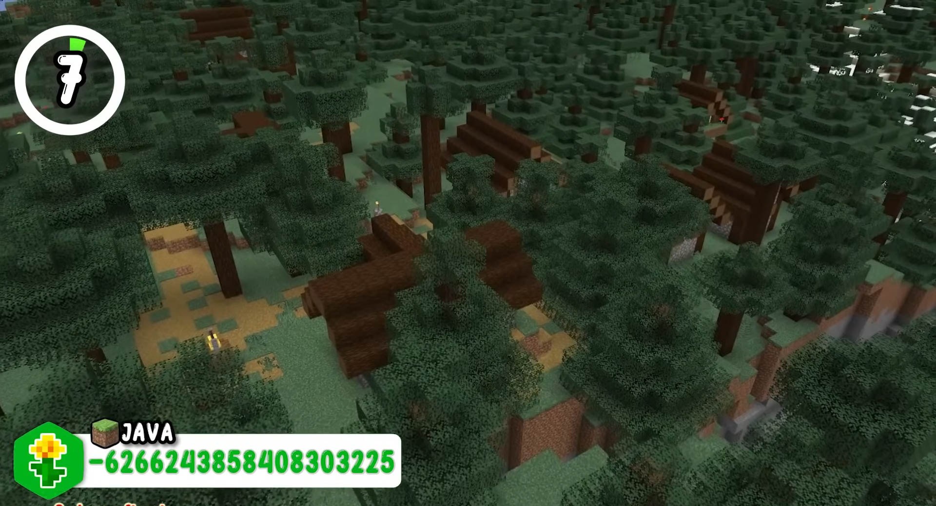 Minecraft seed -6266243858408303225 — скриншот 1