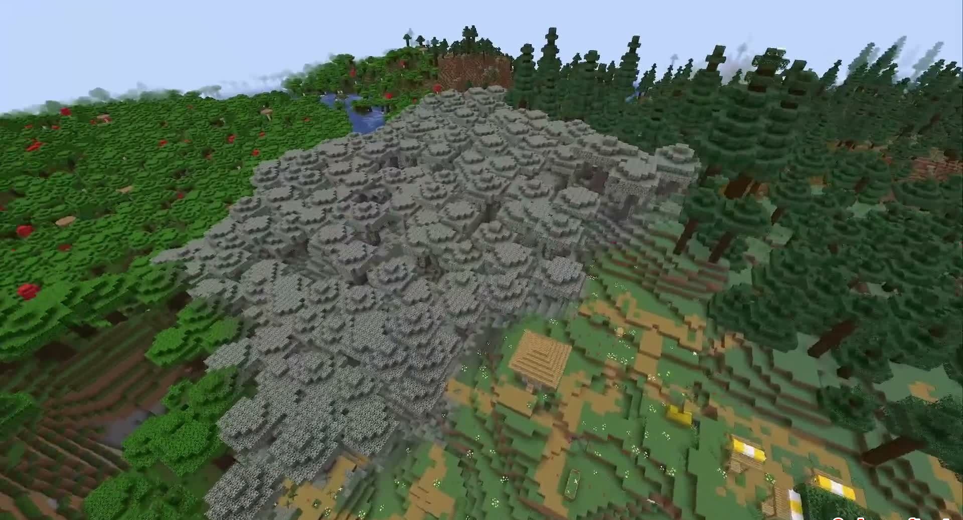 Minecraft seed -7357791837485167415 — скриншот 1