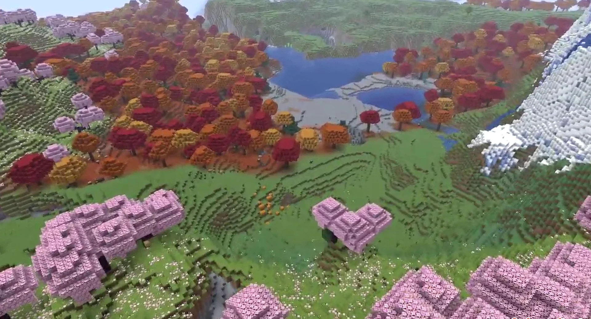 Minecraft seed -7625034752272868677 — скриншот 1