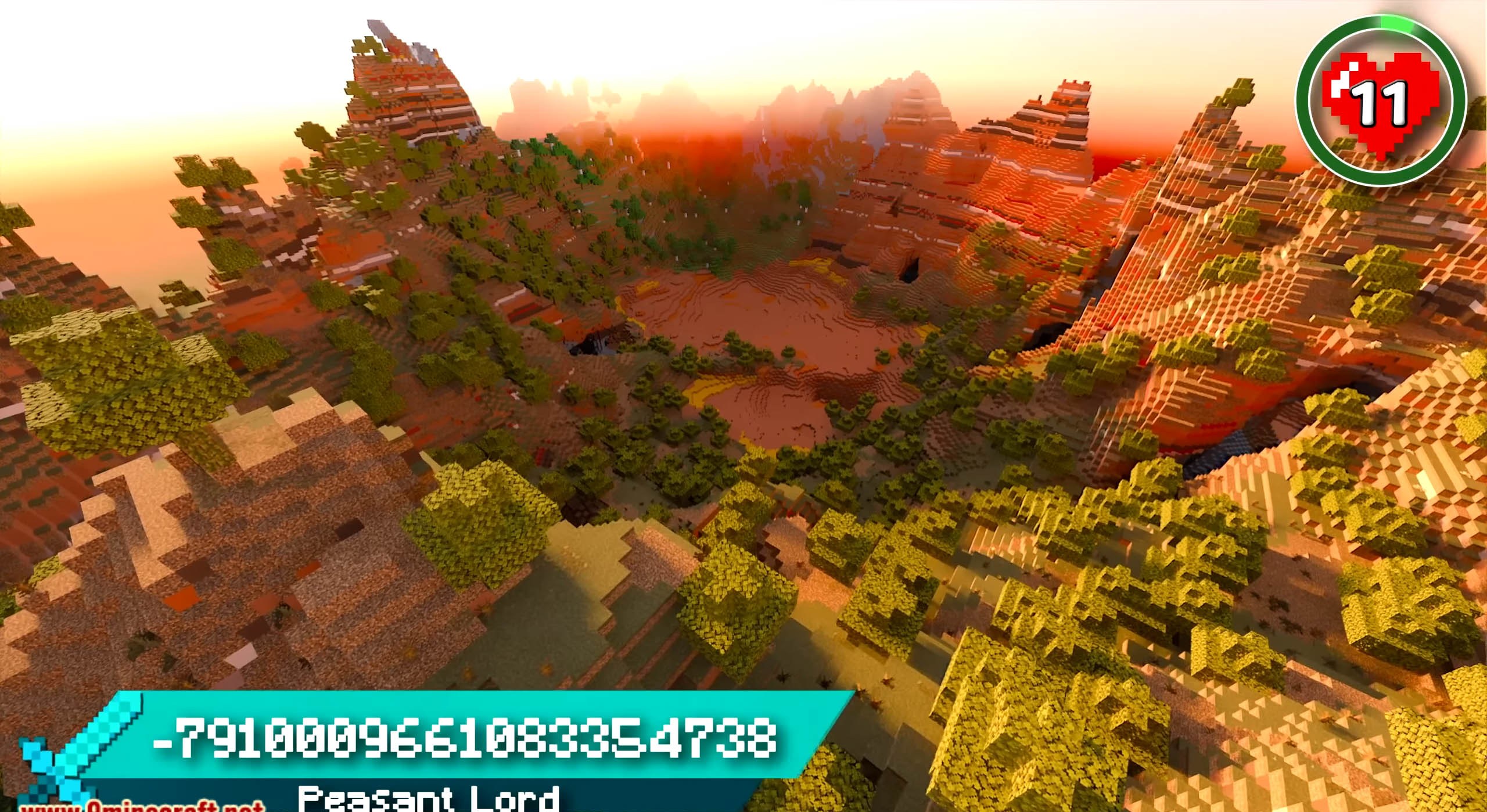 Minecraft seed -7910009661083354738 — скриншот 1
