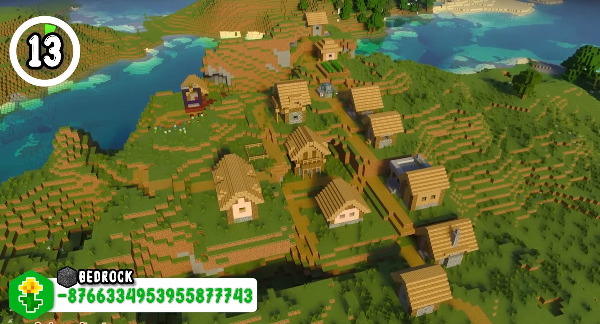 Minecraft seed -8766334953955877743 — скриншот 1