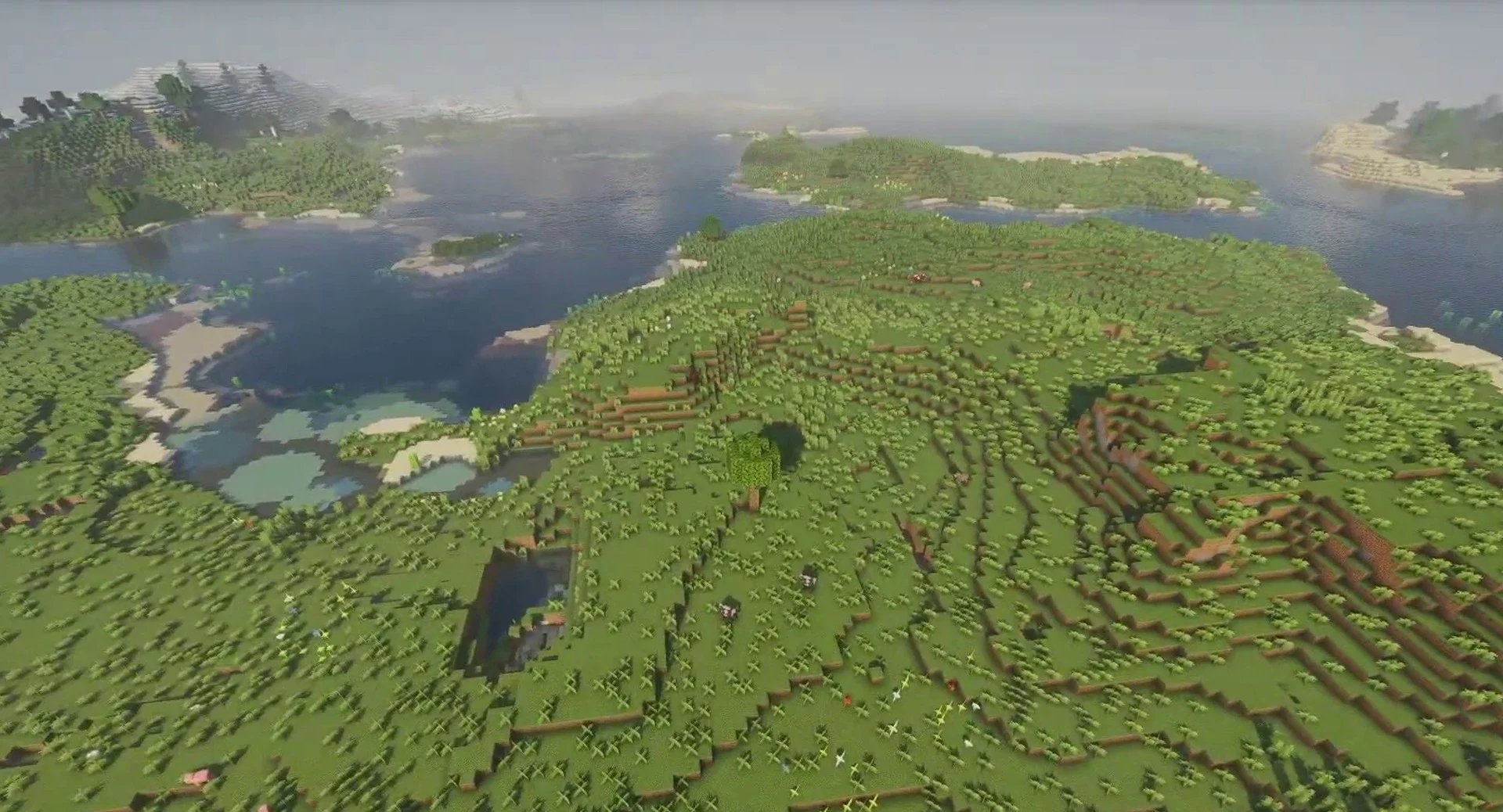 Minecraft seed -8993238667421935637 — скриншот 1