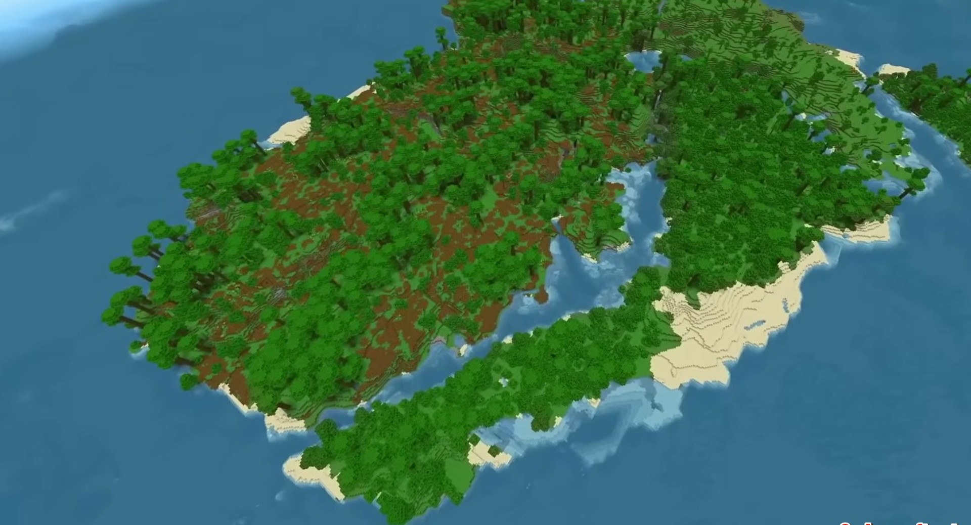 Minecraft seed 100000010816387320 — скриншот 1